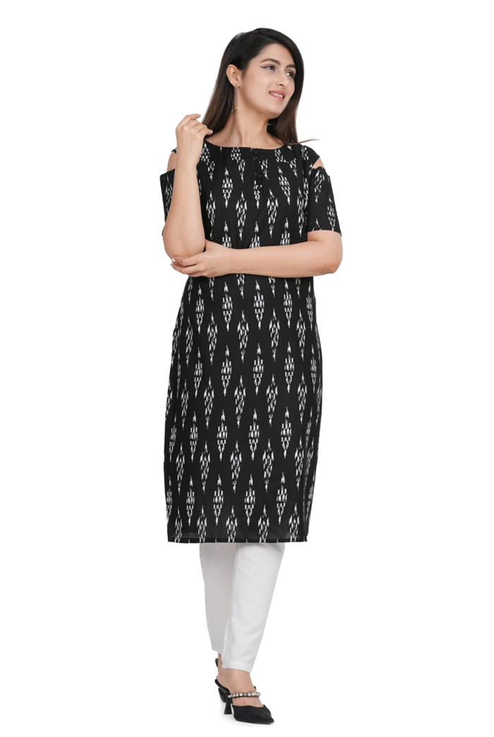 COTTON RAYAN FABRIC- KURTI