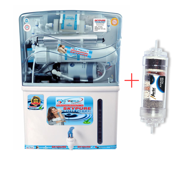 Skypure water Purifier - Alkaline+RO+UV+UF+TDS