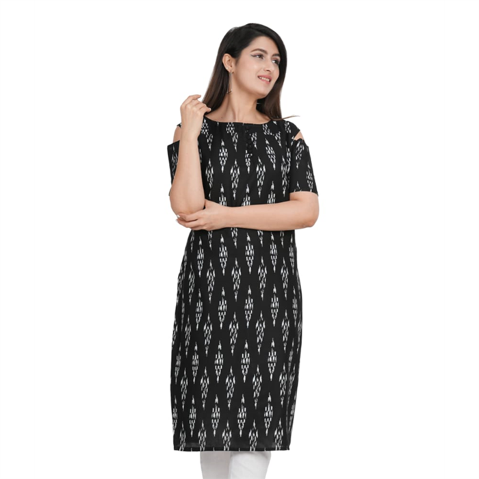 Cotton Rayan Fabric - Kurti