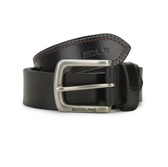 Woodland Leather Belt - Black